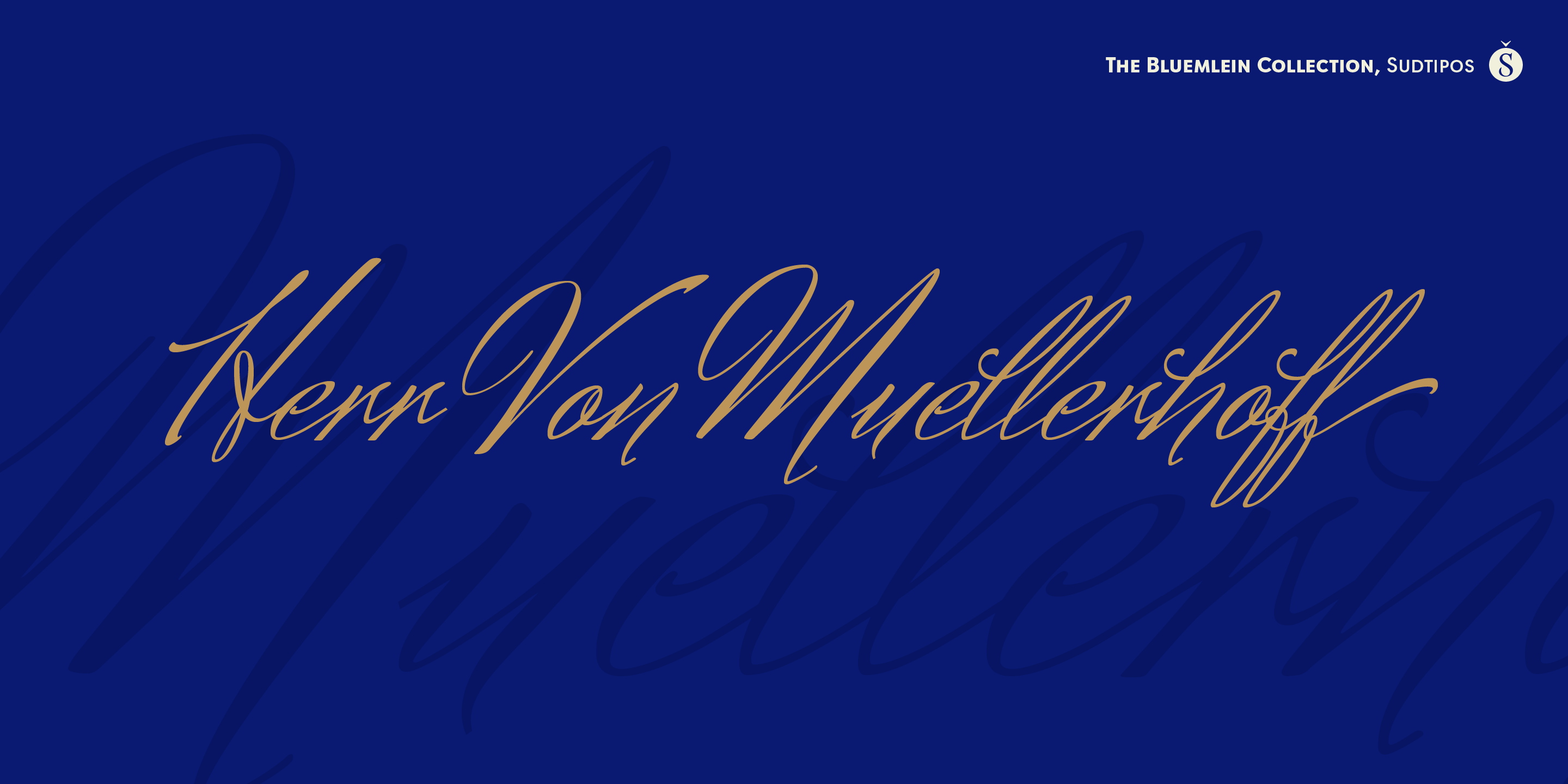 Herr Von Muellerhoff Font Poster #1