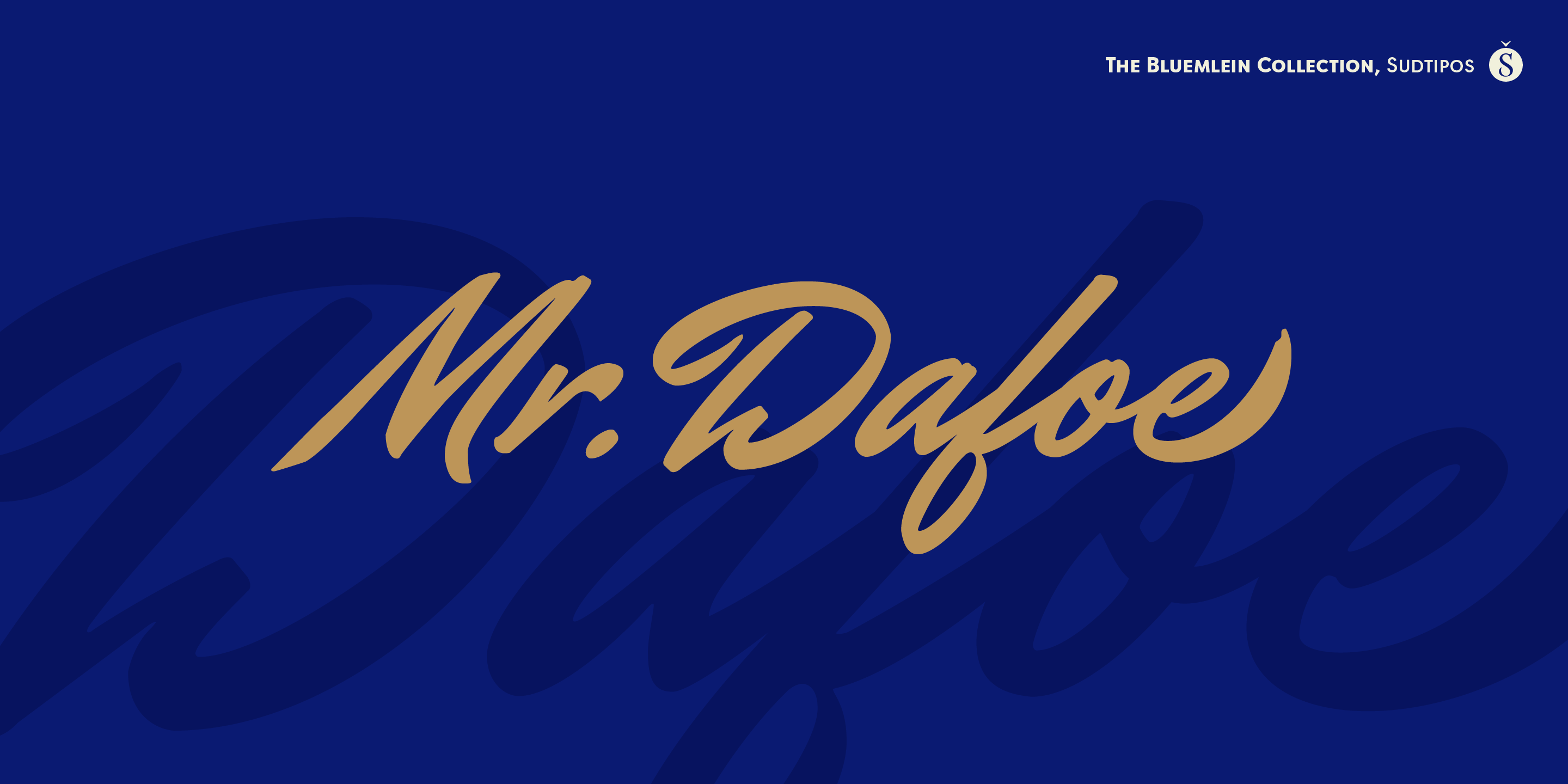 Mr Dafoe Font Poster #1
