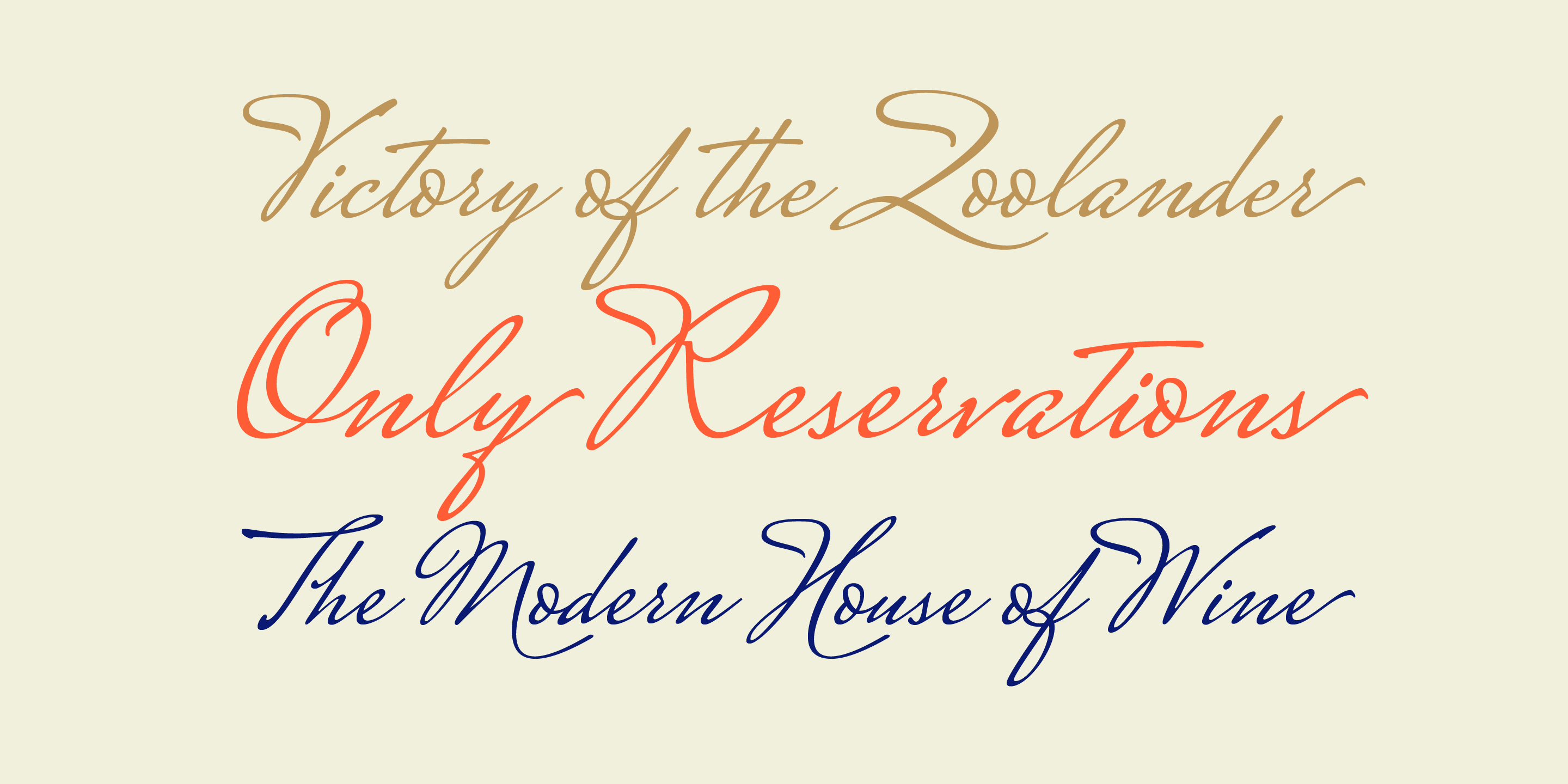 Mrs Saint-Delafield Font Poster #1