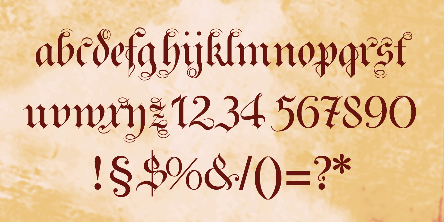 Monkeytails Font Poster #1