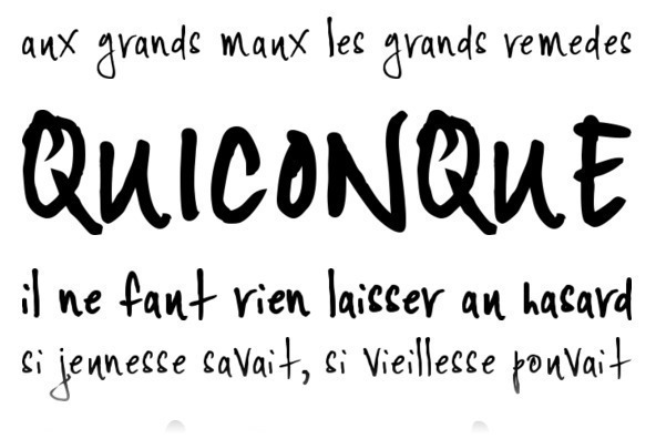 YWFT Signature Light Font Poster #1