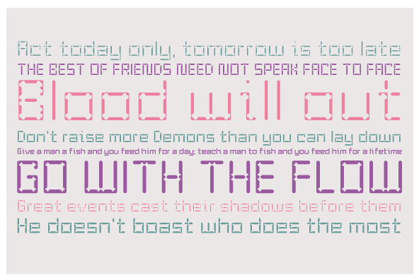 YWFT Enam Bold Font Poster #1