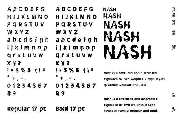 YWFT Nash Regular Font Poster #1