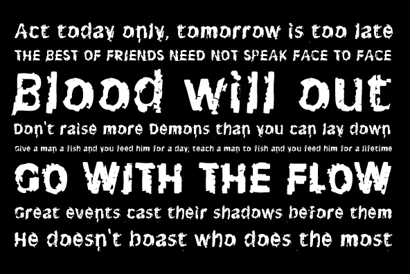 YWFT Nash Regular Font Poster #1