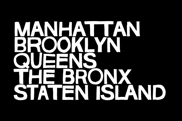 YWFT HLLVTKA Outline Font Poster #1