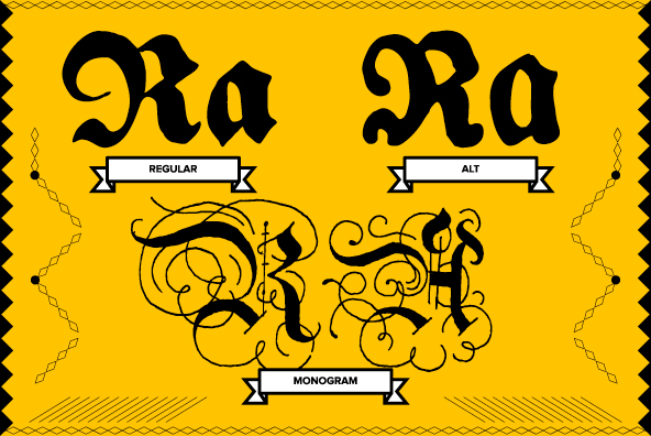 YWFT Fraktur Regular Font Poster #1