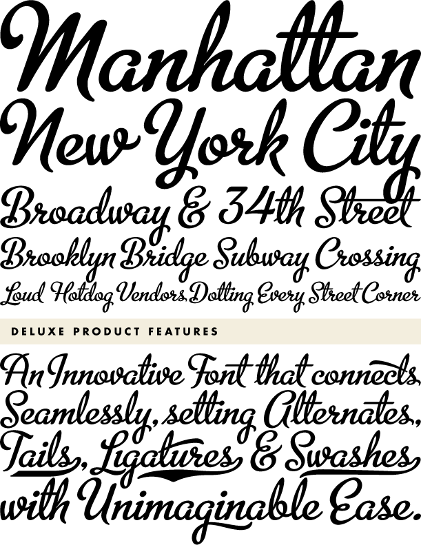 Metroscript Font Poster #1