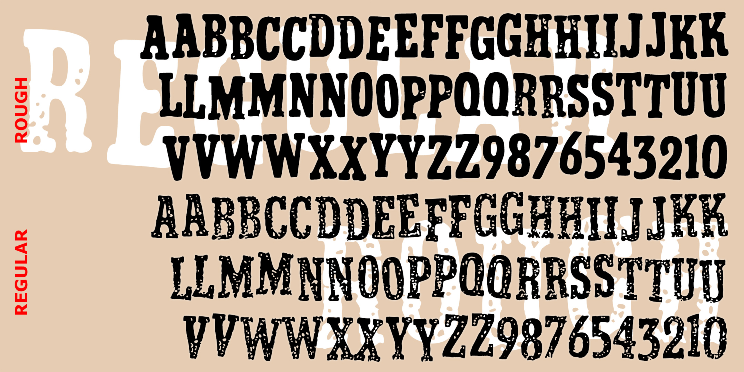 Handbill Font Family Poster