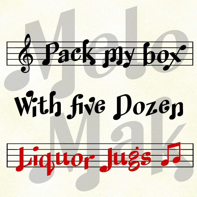 Melody Maker Font Poster #2
