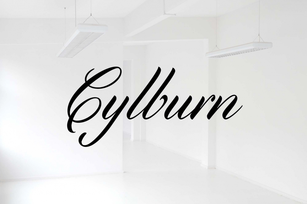 Cylburn Font Poster #1