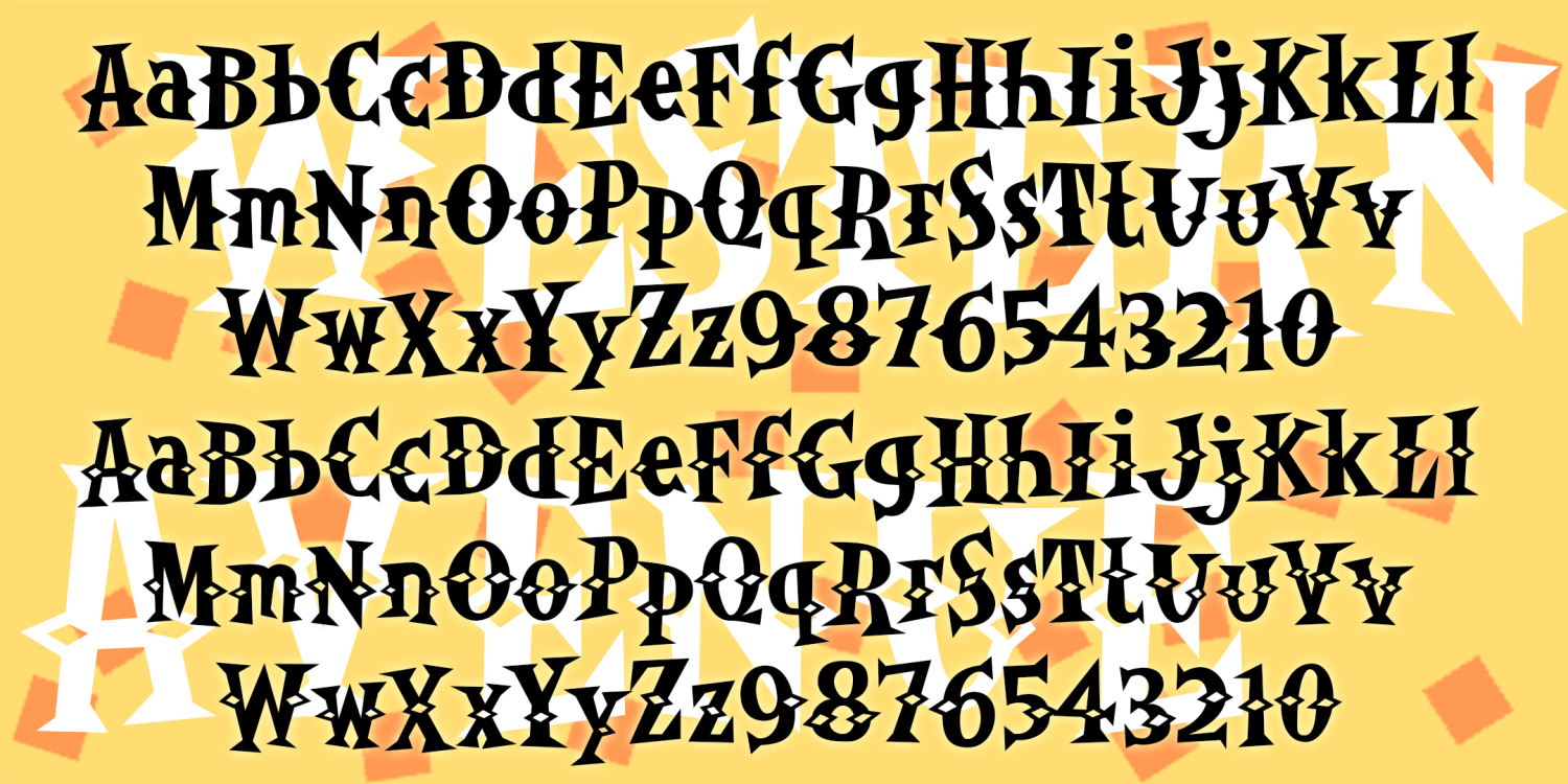 Western Avenue White Font Poster #1