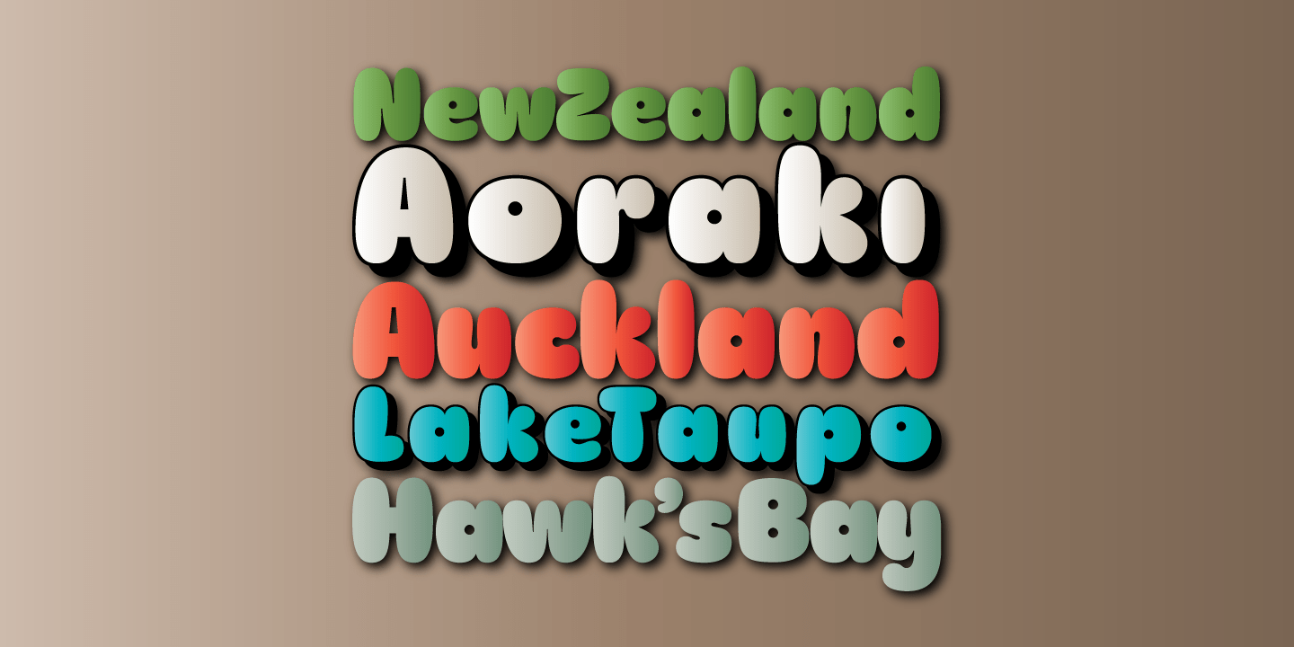 Churchward Marianna Shadow Font Poster #2