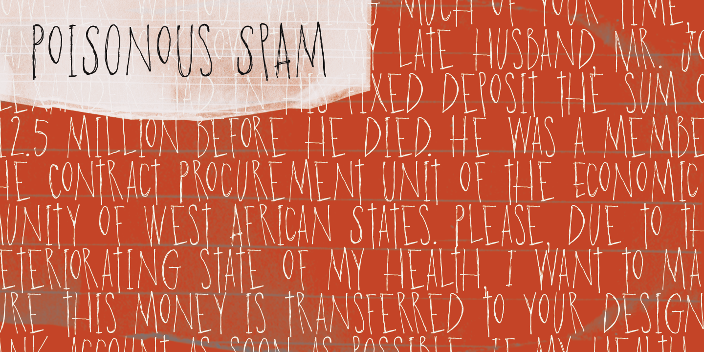 Poison Ivy Font Poster #3