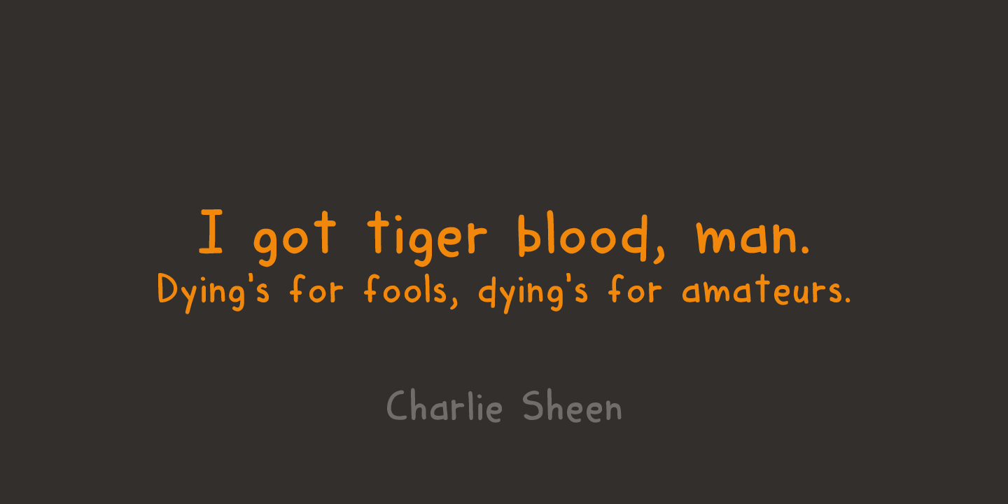 Harimau Dua Font Poster #1