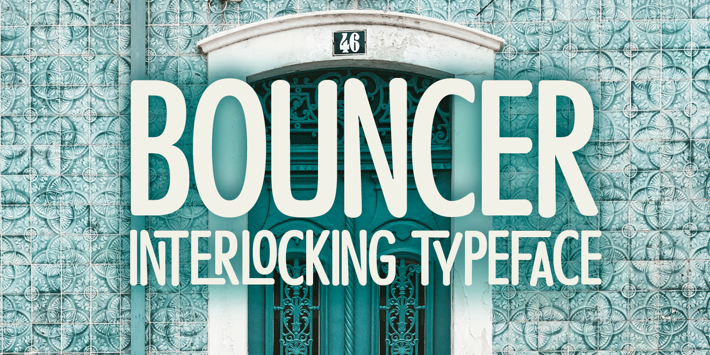 Bouncer Font Family Poster