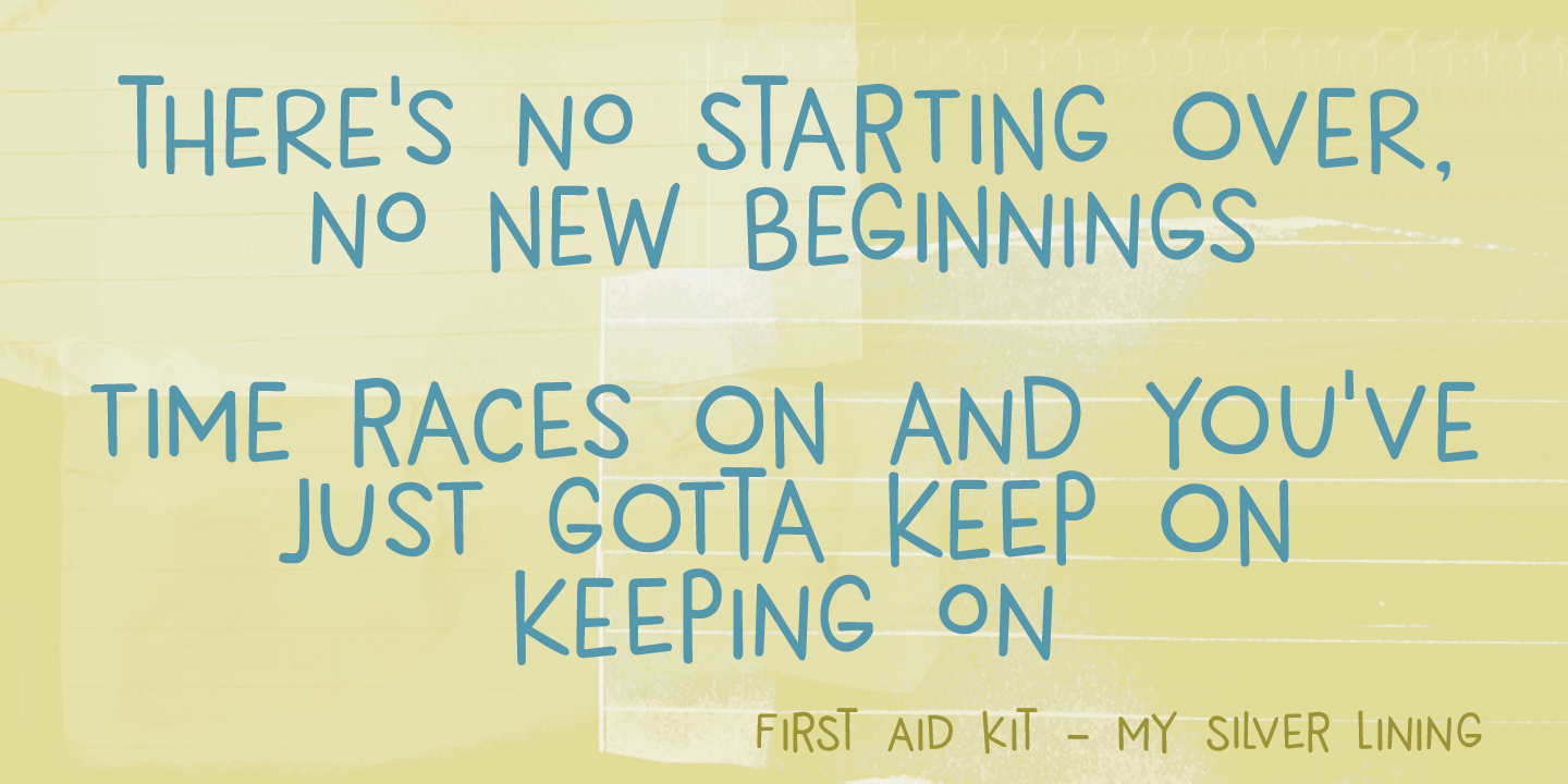 New Beginnings Font Poster #1