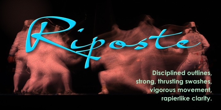 Riposte Font Poster #1