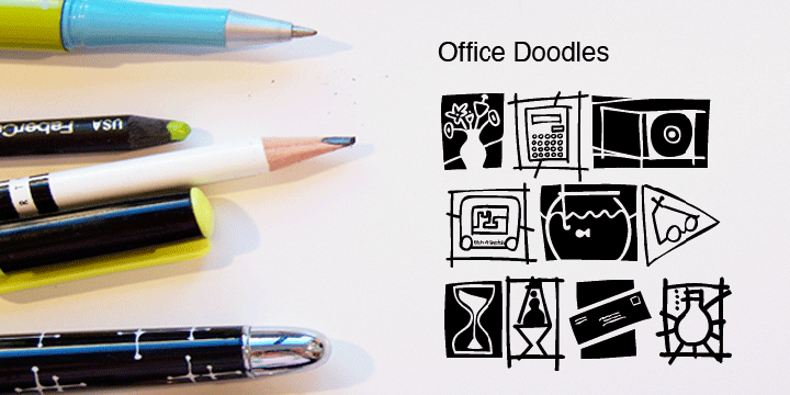 Office Doodles Poster