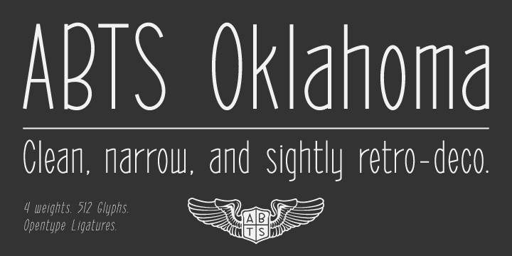 ABTS Oklahoma Font Poster #1
