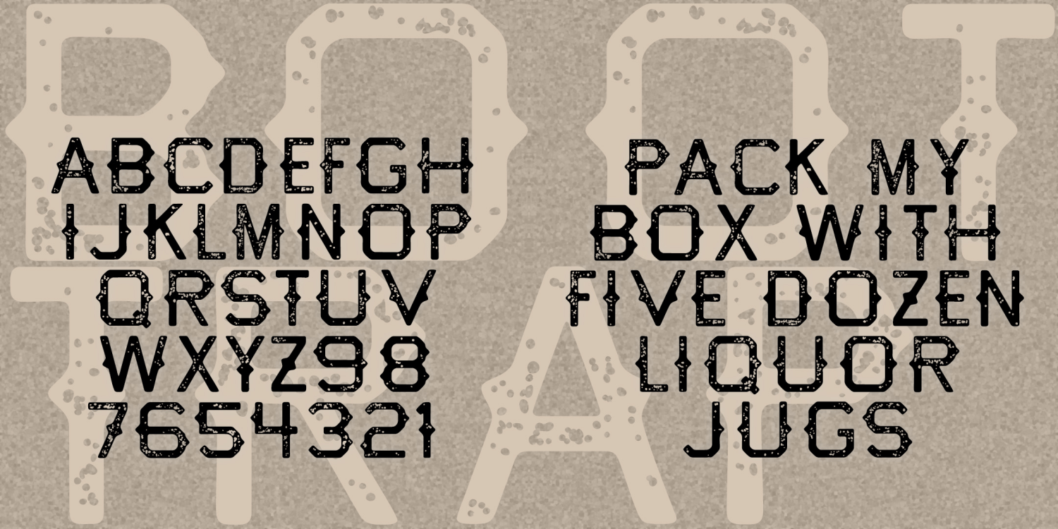 Bootstrap Font Family Poster