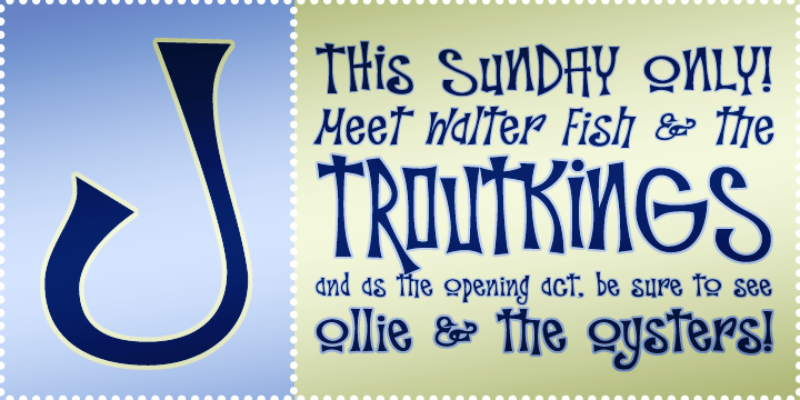 Troutkings BTN Font Family Poster