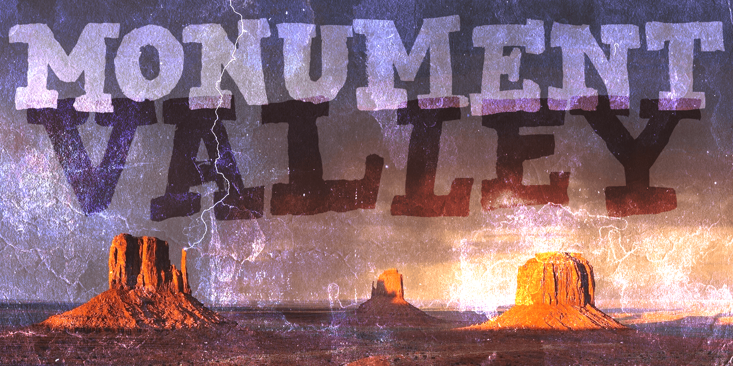 Bad Medicine Font Poster #2