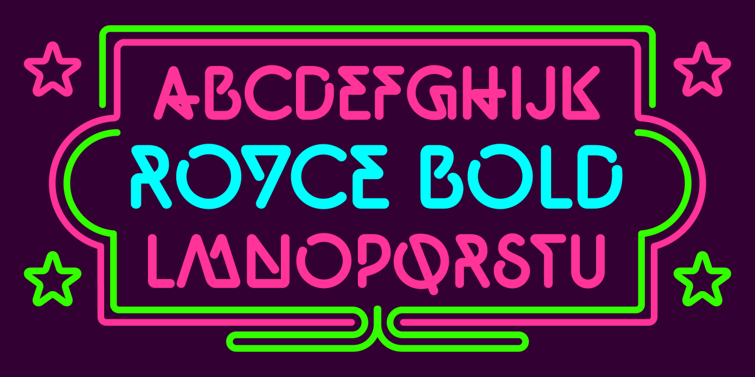 Royce Bold Font Poster #1