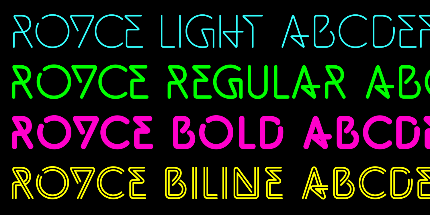 Royce Bold Font Poster #1