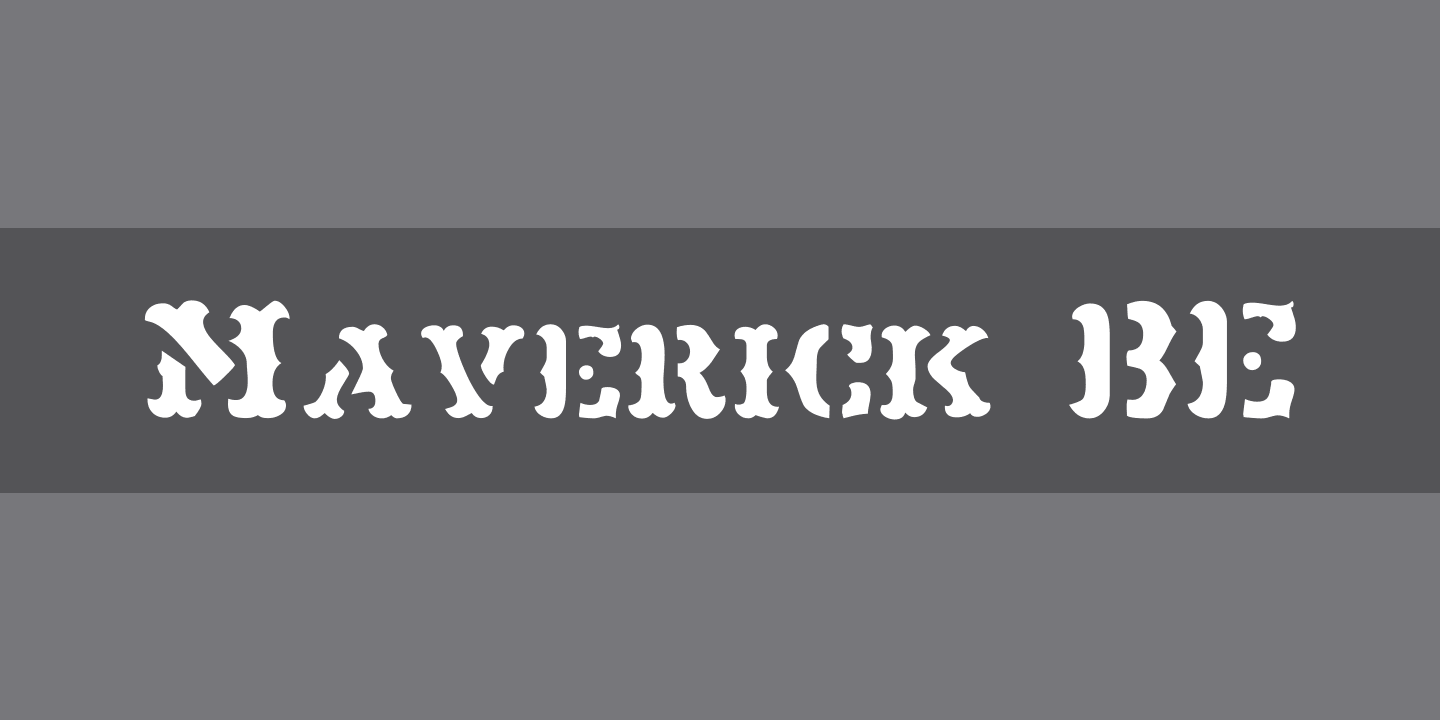 Maverick Font Family Poster