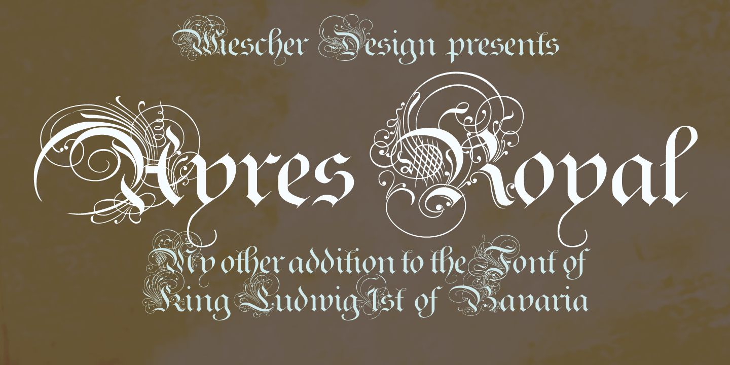 Ayres Royal Font Poster #1