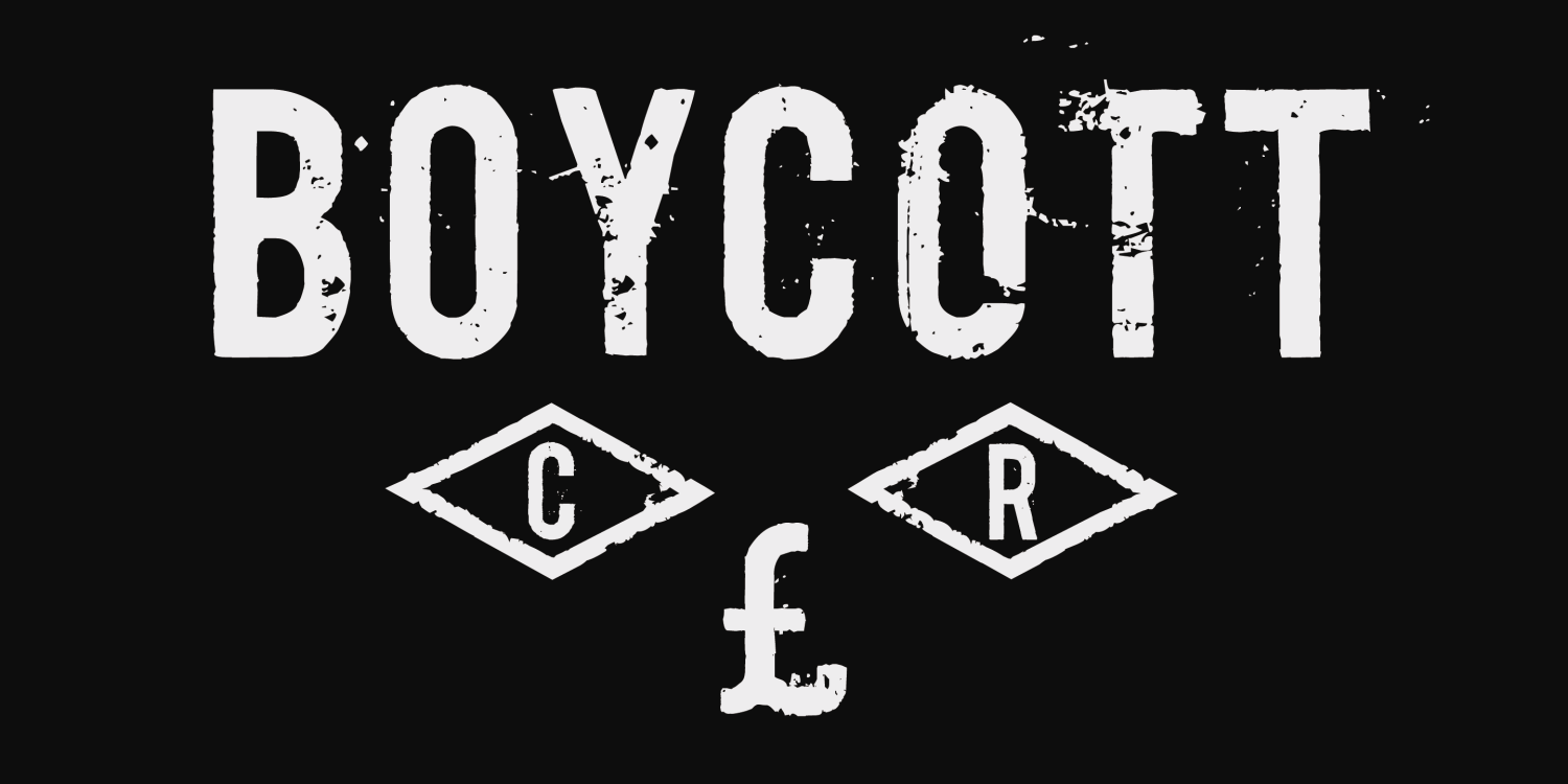 Boycott Font Poster #10