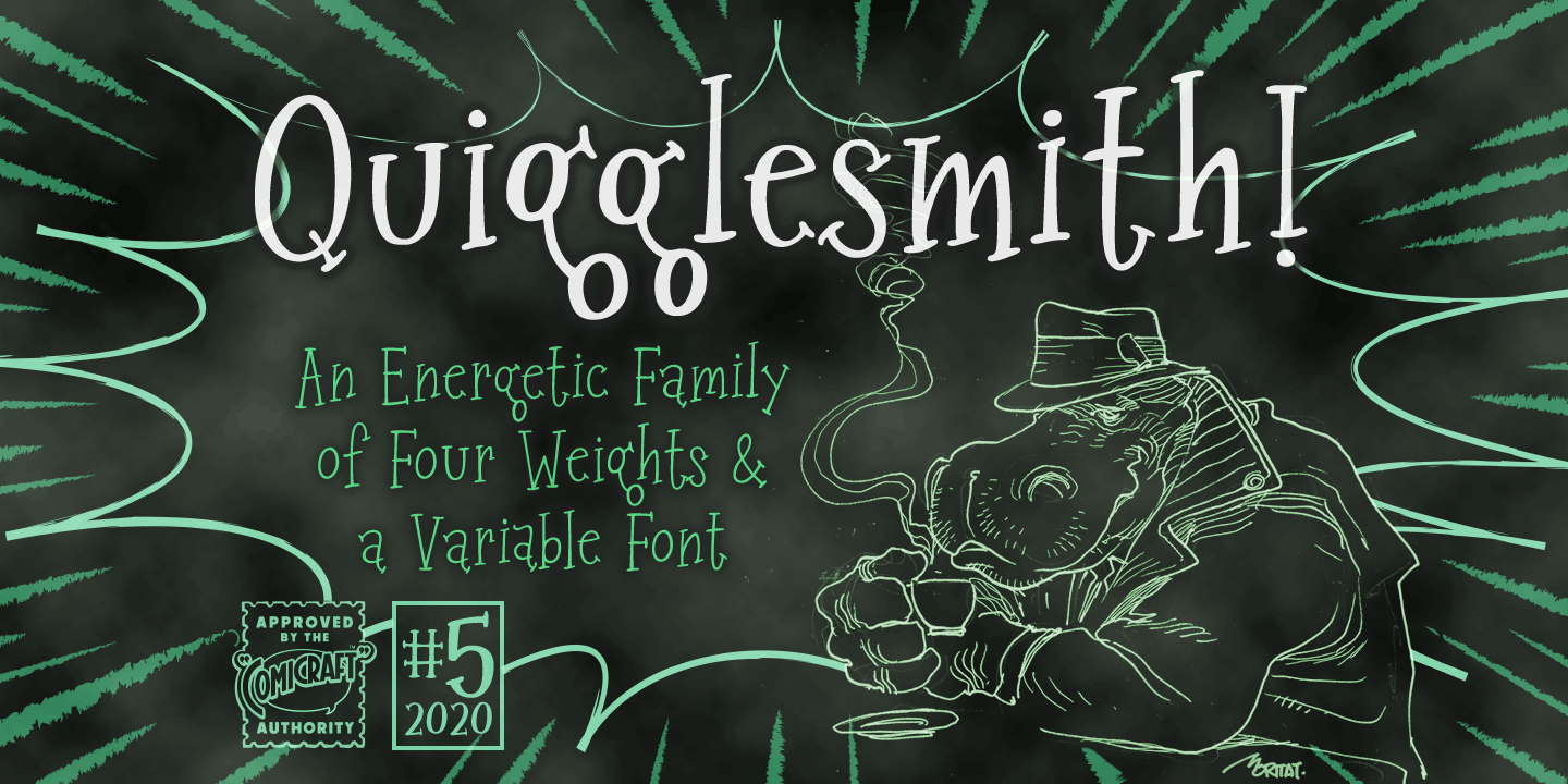 Quigglesmith Font Poster #1