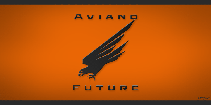 Aviano Future Font Poster #1