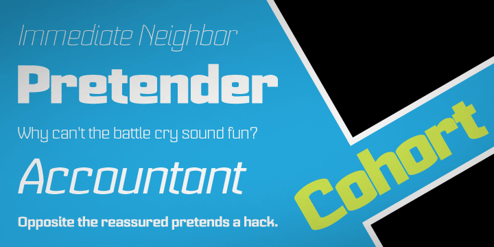 Cohort Font Poster #1