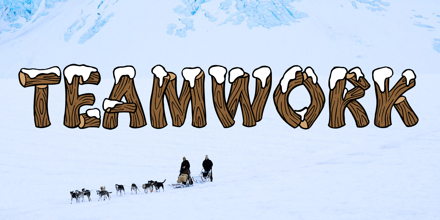 Timbrrr Fill & Ends Font Poster #1