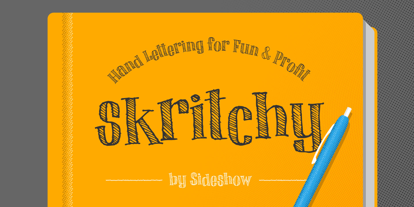 Skritchy Font Poster #1