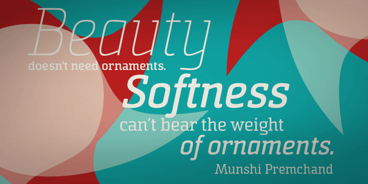 Sommet Slab Rounded Font Poster #1