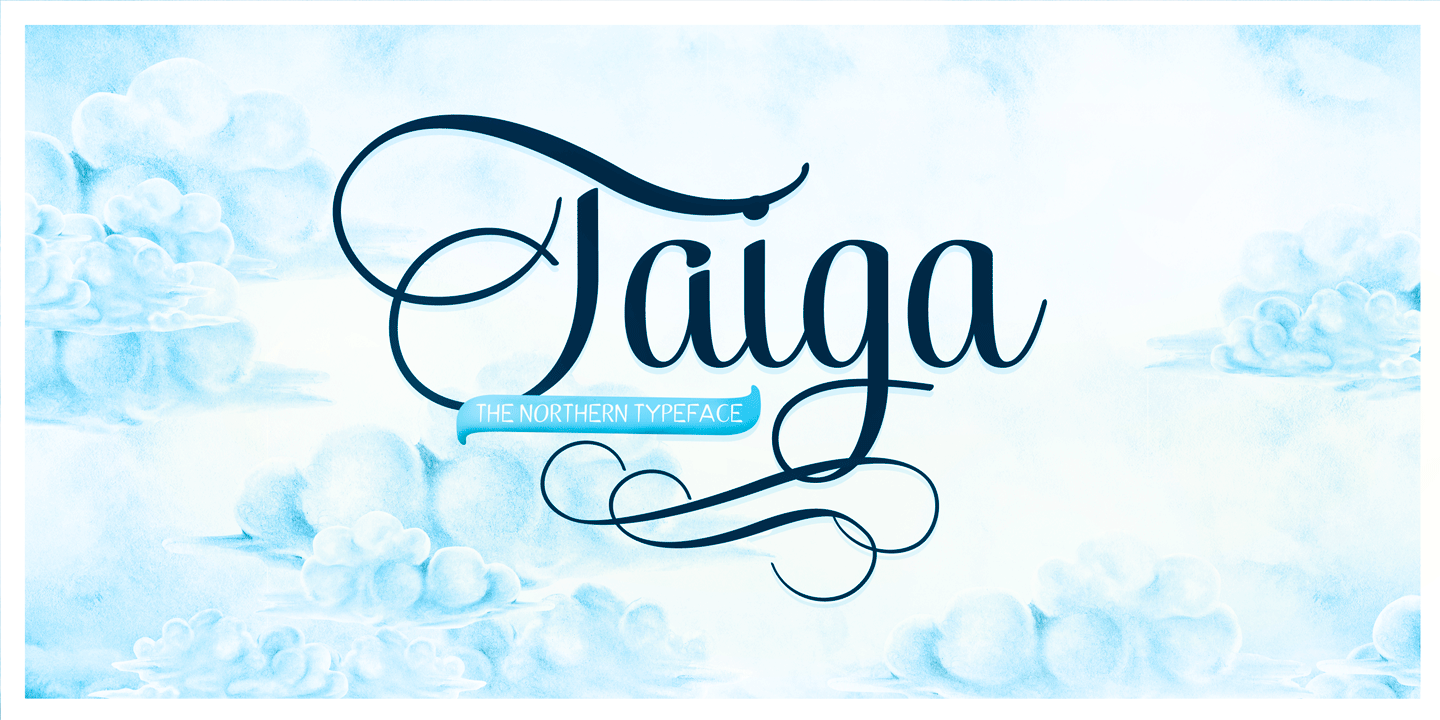Taiga Font Poster #1