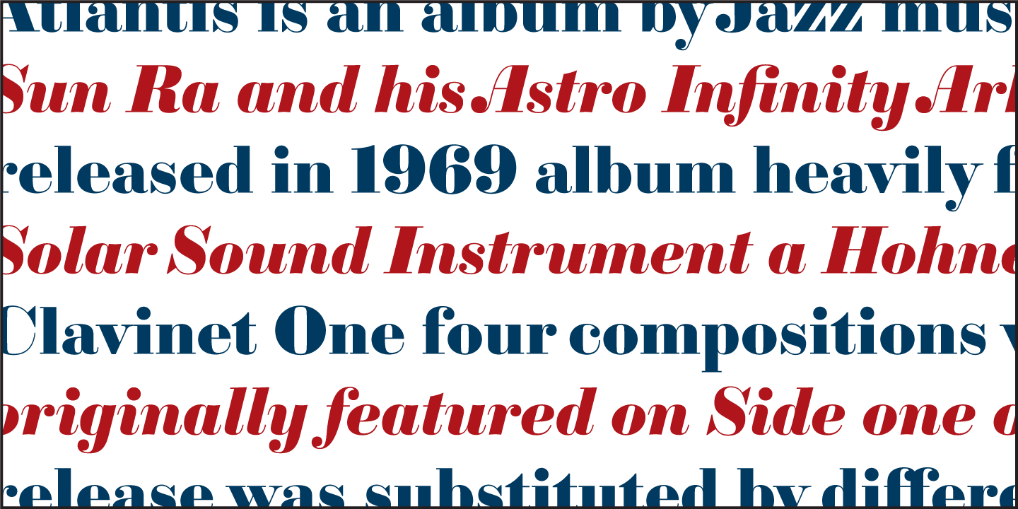 Sybarite Font Poster #1