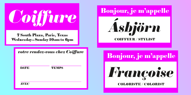 Sybarite Font Poster #1