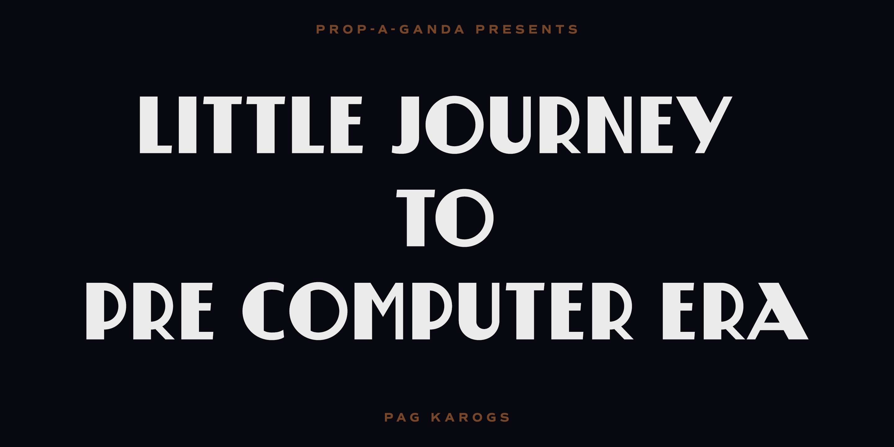 PAG Karogs Font Poster #1