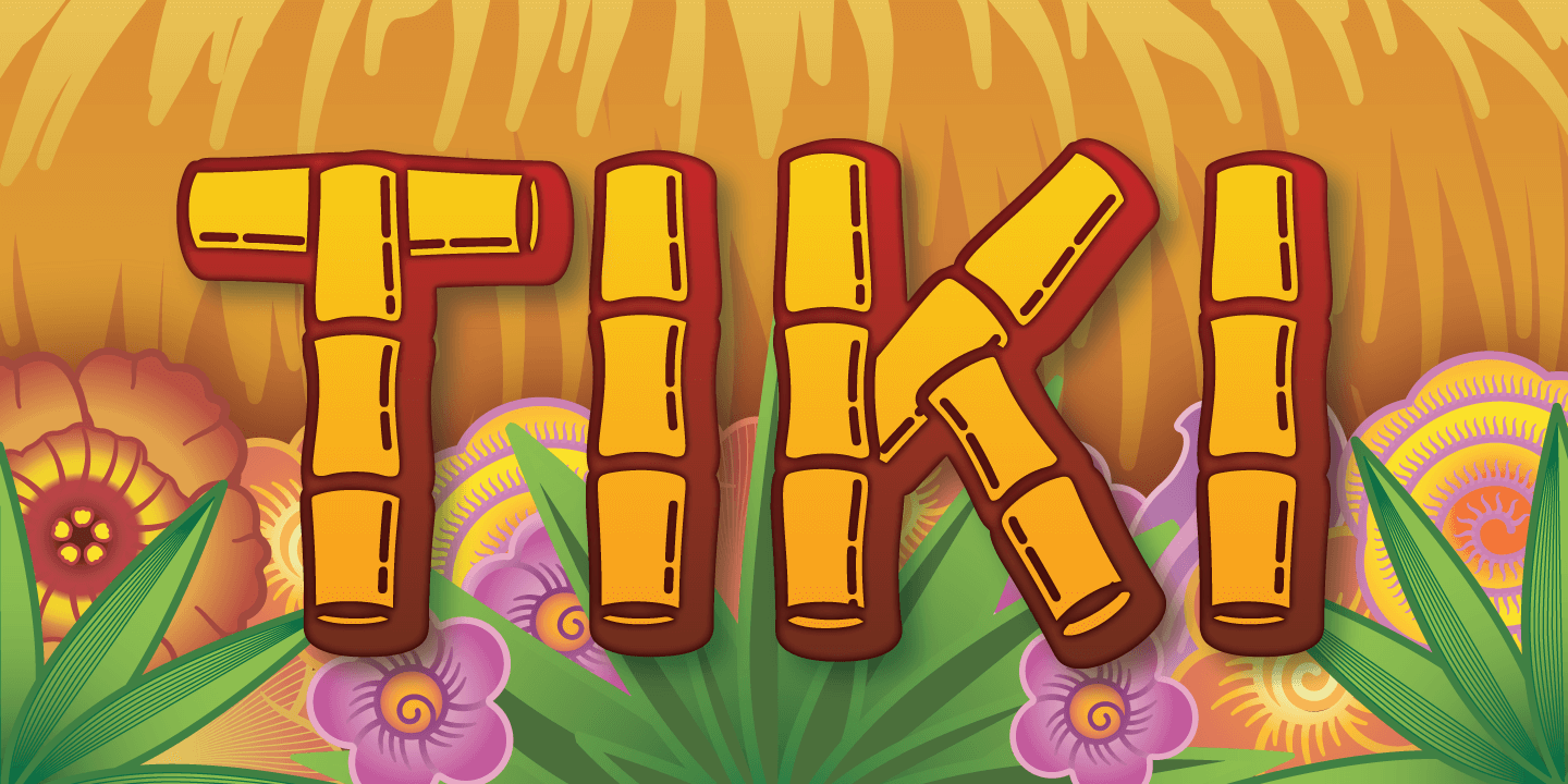 Tiki Font Poster #1
