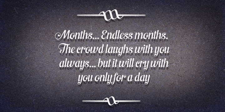 Scaramouche Font Poster #1