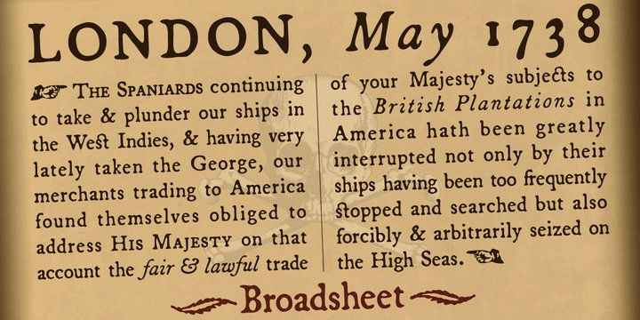 Broadsheet Font Poster #1