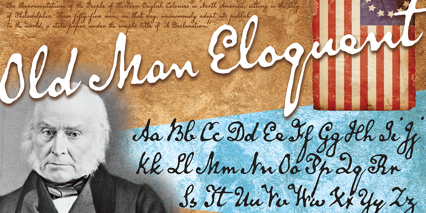 Old Man Eloquent Font Poster #1