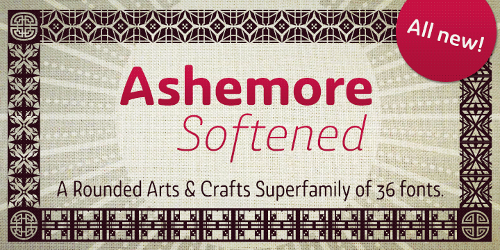 Ashemore Softened Font Poster #1