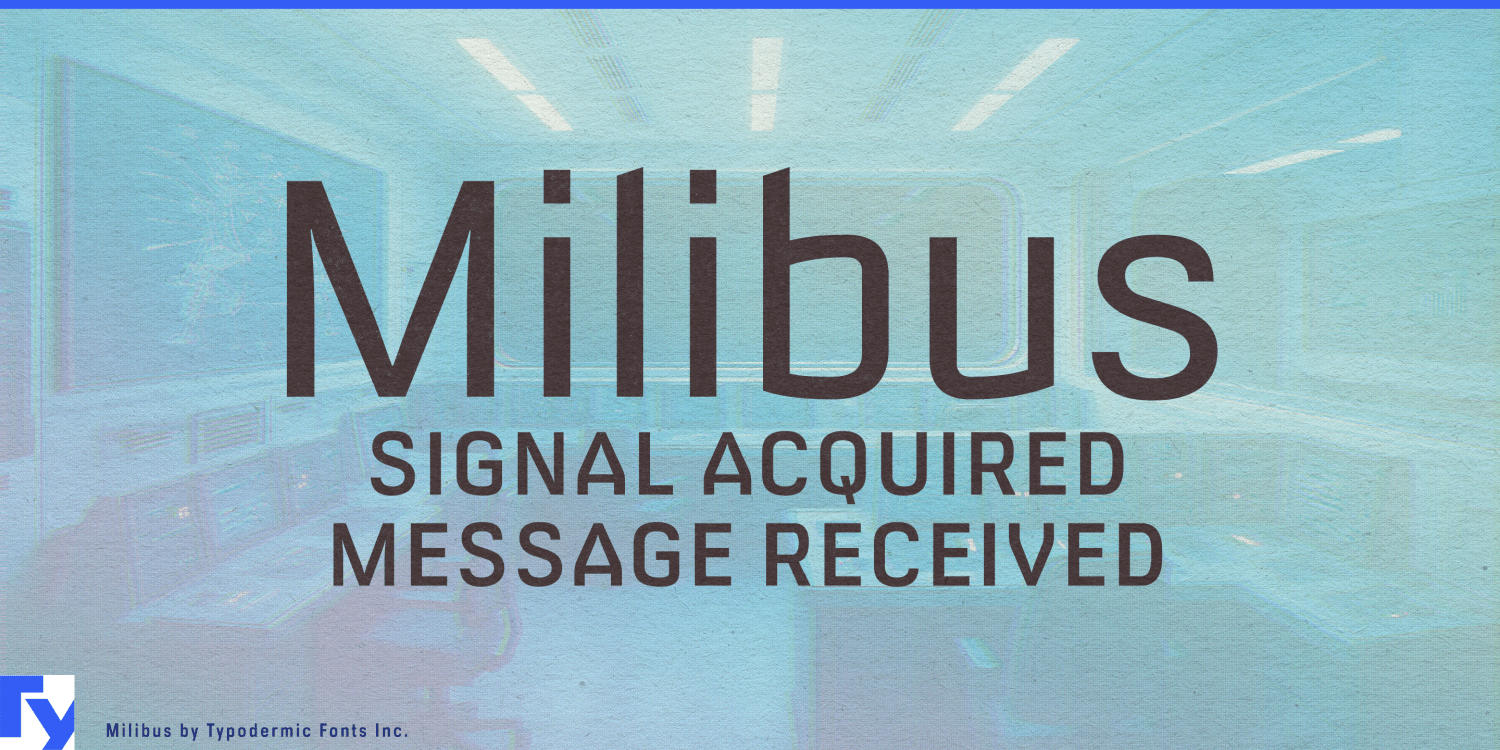 Milibus Font Poster #1