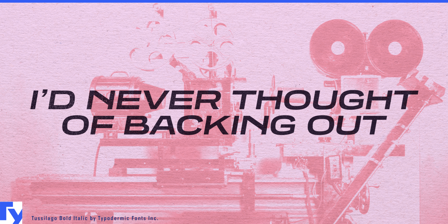 Tussilago Font Poster #1