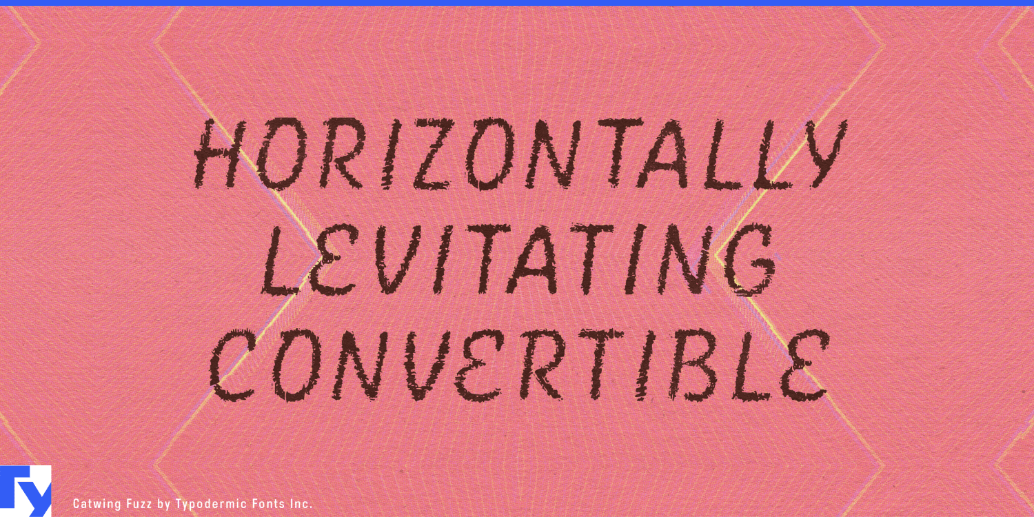 Catwing Font Poster #1