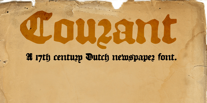 Courant Font Poster #1